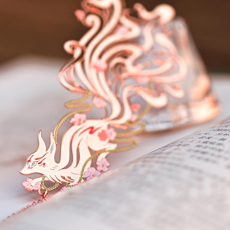 Kawaii Bookmark Metal - Etsy