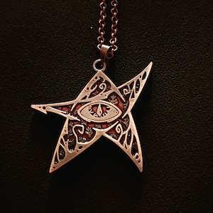 Collier pendentif signe ancien de Cthulhu Lovecraft pentagramme phare de protection mystères cosmiques forces surnaturelles bijoux anciens