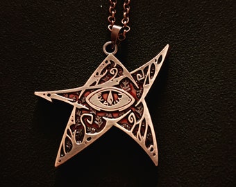 The Elder Sign of Cthulhu Anhänger Halskette Lovecraft Pentagramm Leuchtfeuer des Schutzes Kosmische Geheimnisse Übernatürliche Kräfte Antiker Schmuck