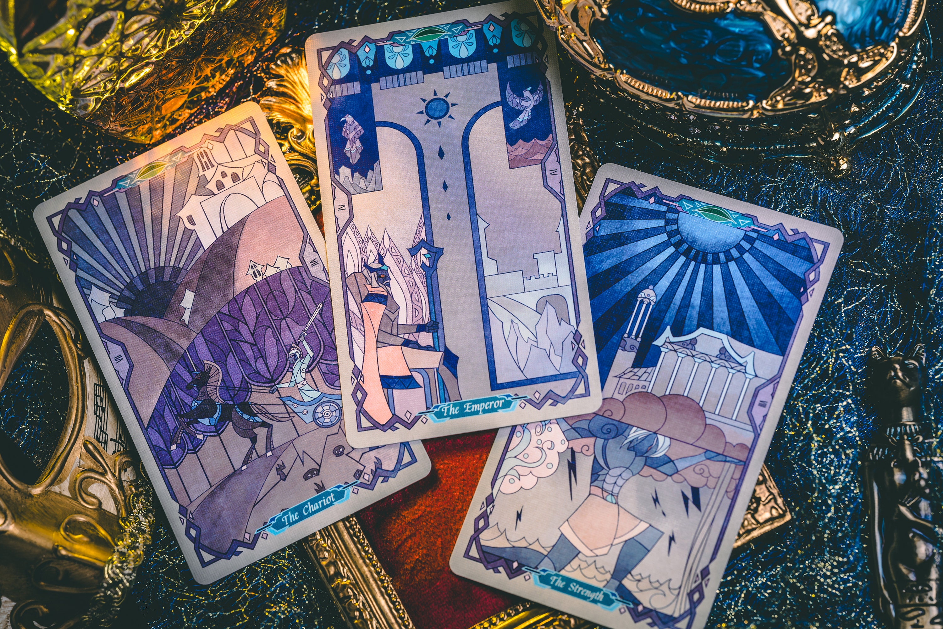壊れた鏡のタロット MERCURY スペシャルエディション RWS 中世ヨーロッパのステンドグラス画 ヴィンテージフレアモザイク 夢の現実 -  Etsy 日本