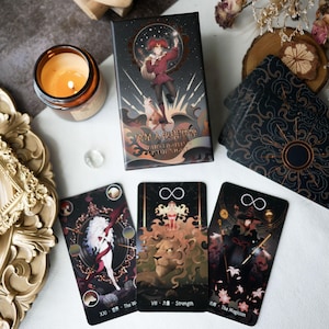Stars Lighting Up the Night Tarot Rider-Waite for Beginners Celestial Guidance Healing Journey Mysterious Black Gold Foil Gift for Psychics