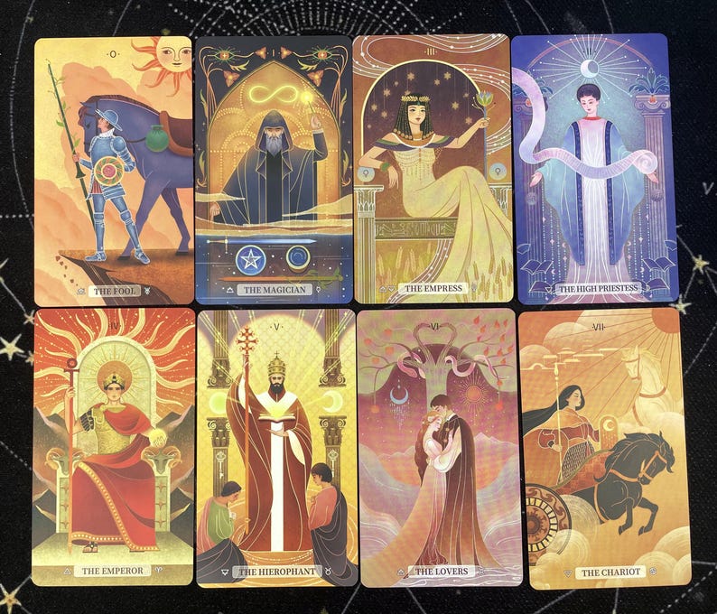 Shining Stars Tarot: Himmlischer Schreibtisch für All-Level-Leser Bild 2