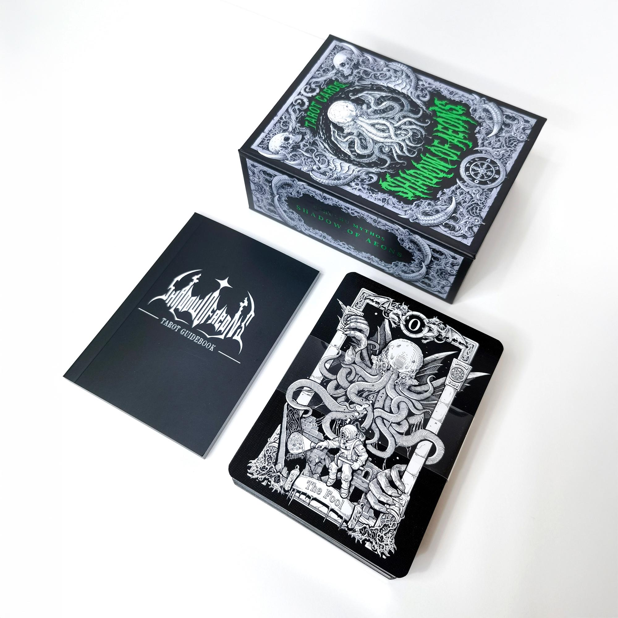 【1点物】ファウスト博士の秘蔵書〜黒いカラス〜 ― 精霊召喚ペンタクル魔術書 ― シャドウ・オブ・エイオンズ タロット デラックス版＆ポータブル版
