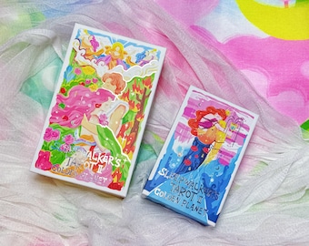 Sleepwalker's Tarot II Rider-Waite Original Artwork by Achi Colorful Dreamscape Female Empowerment Spiritual Gift for Her