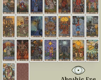 Akashic Eye Tarot Rider-waite Kabbalistic Paths Lenormand