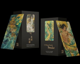 易経オラクル蛇版 変化の書 巳年 十二支六十四卦 白蛇伝説 女媧 AI生成