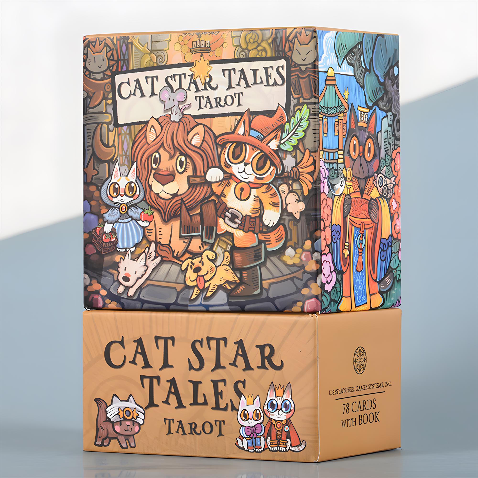 キャット・スター・テイルズ タロットデッキ | 気まぐれな猫のタロット