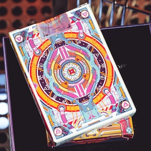 Cartas de Baralho Disco Voador Cyberpunk | Ficção Científica | Baralhos de Ficção Científica