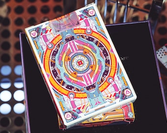 Cartes à jouer cyberpunk soucoupe volante | Science-fiction | Plateaux de science-fiction