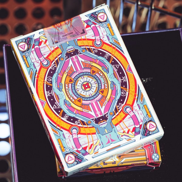 Cyberpunk Flying Saucer Playing Cards | Science Fiction | Sci-Fi Decks