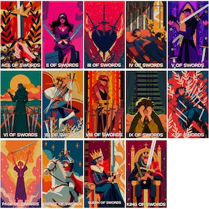 Tarocchi di Windbell Island Rider-Waite Opera d'arte originale Vibrazioni tropicali Design minimalista Bordo dorato Mini tarocchi Divinazione a casa LWB incluso immagine 13