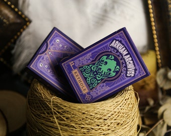 Arkham Archive Cthulhu Mythos Spielkarten Lovecraft gruselig Süß Gothic Karikaturen Comic Art Poker Für Kinder Home Kasino
