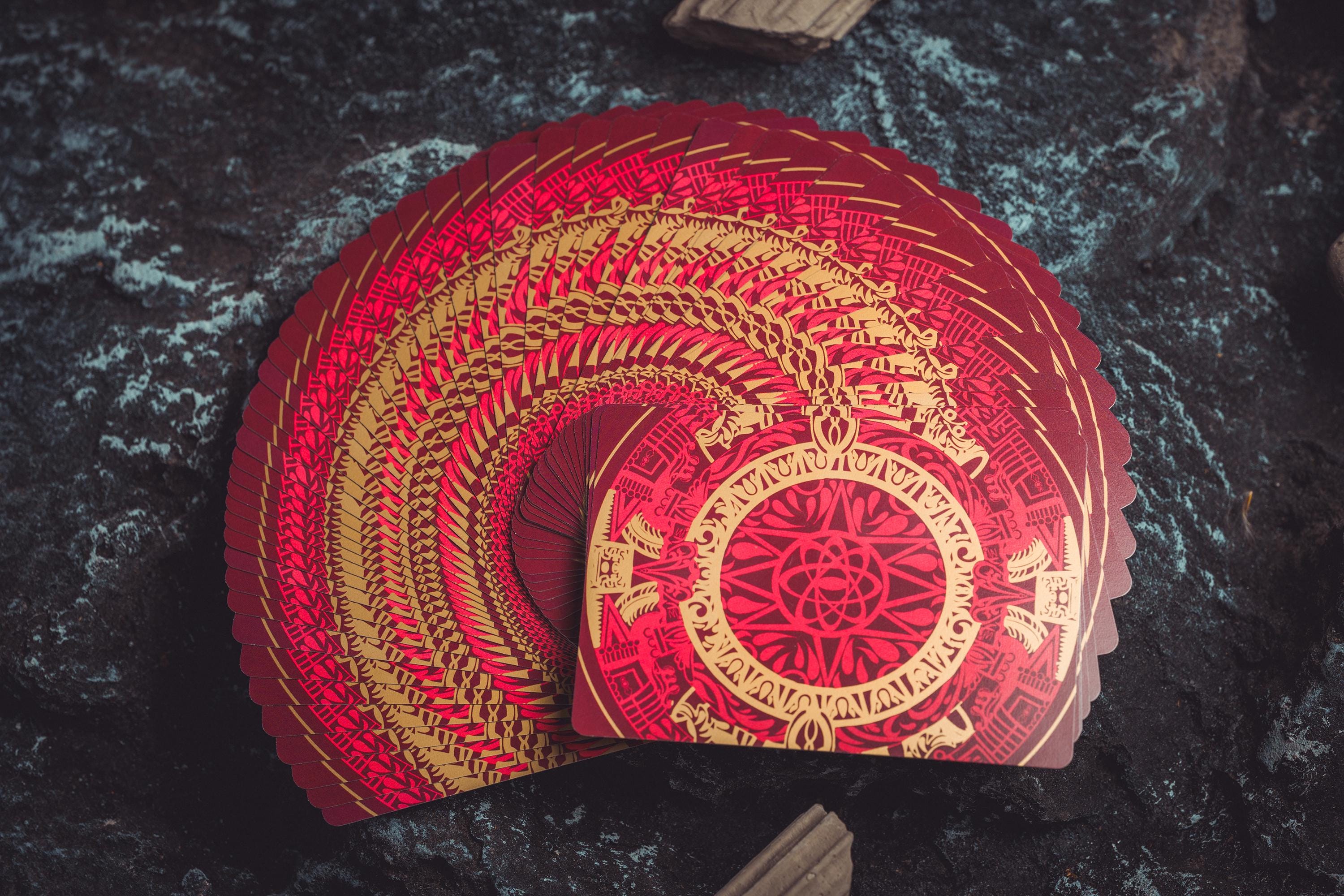 Atlantis Fire & Sea Playing Cards Half Brick Myth-inspired Cardistry ...