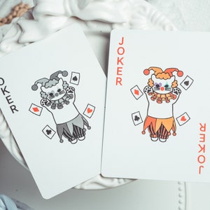 Cartes à jouer Le journal du chat et du chien, papier japonais triple épaisseur avec noyau noir, cartes chaton, cartes chiot, 54 cartes image 7
