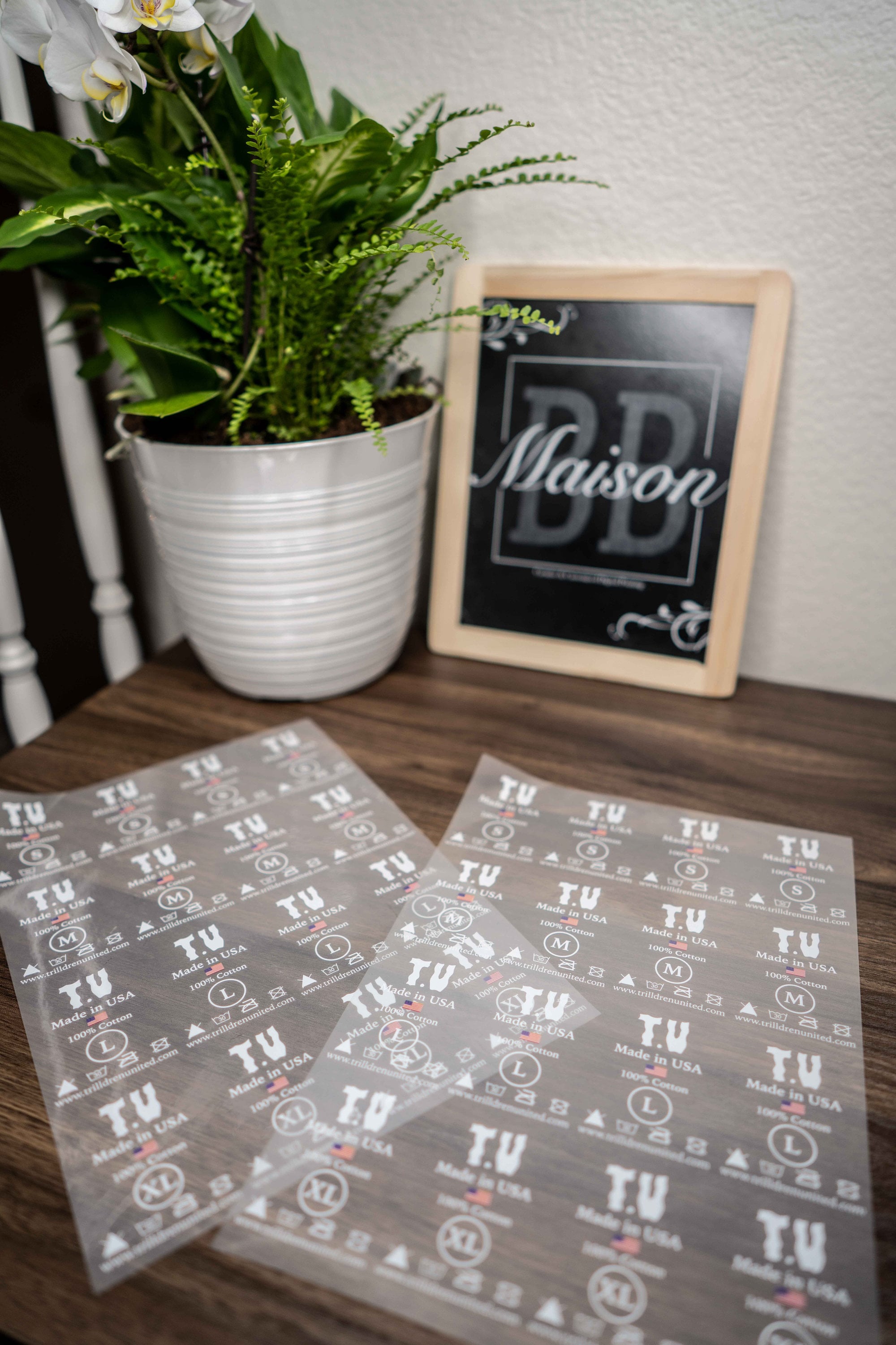Compton Labels Composition Clothing Labels - Heat Press (price Shown per A4 Sheet) - Etsy