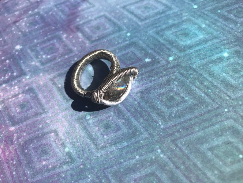 Labradorite ring