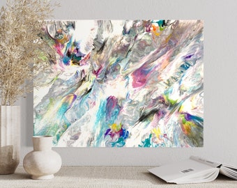 Acrylic Pour Painting - April Breeze
