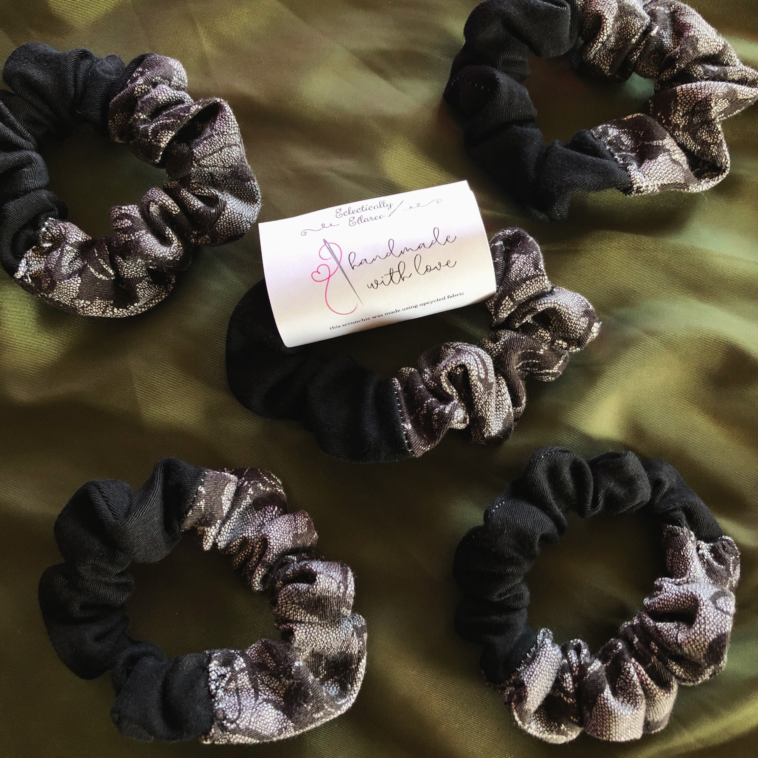 Upcycled Hair Scrunchie Upcycled Scrunchie » 100% Upcycled Silk | RHANDERS main image 2