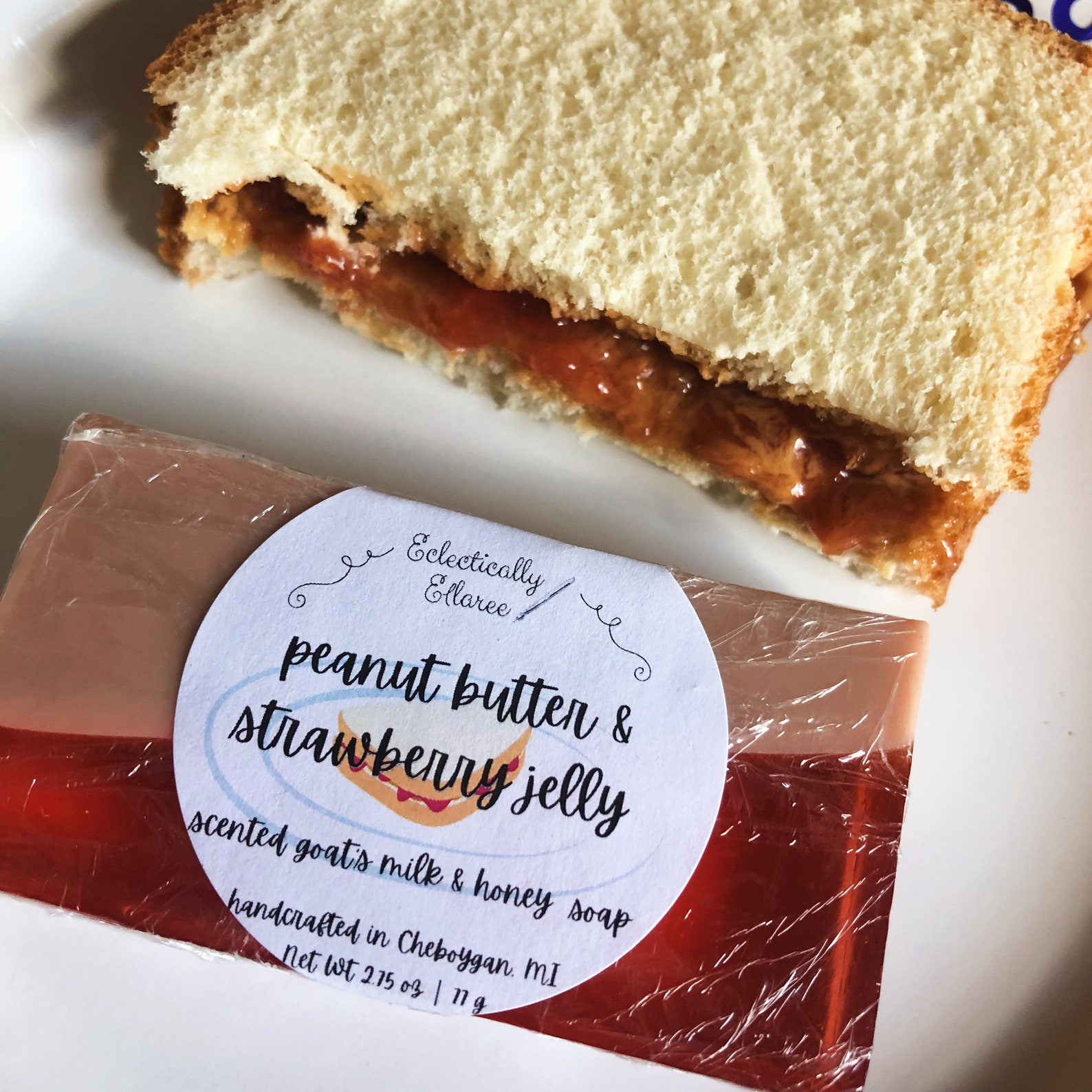 Peanut Butter and Strawberry Jelly Handmade Scented Honey and Etsy