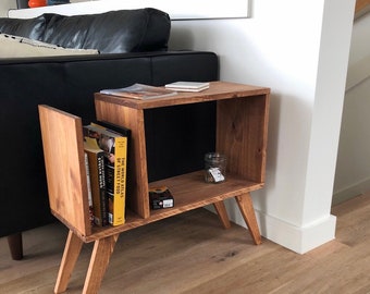 Midcentury Modern Magazine Accent Table