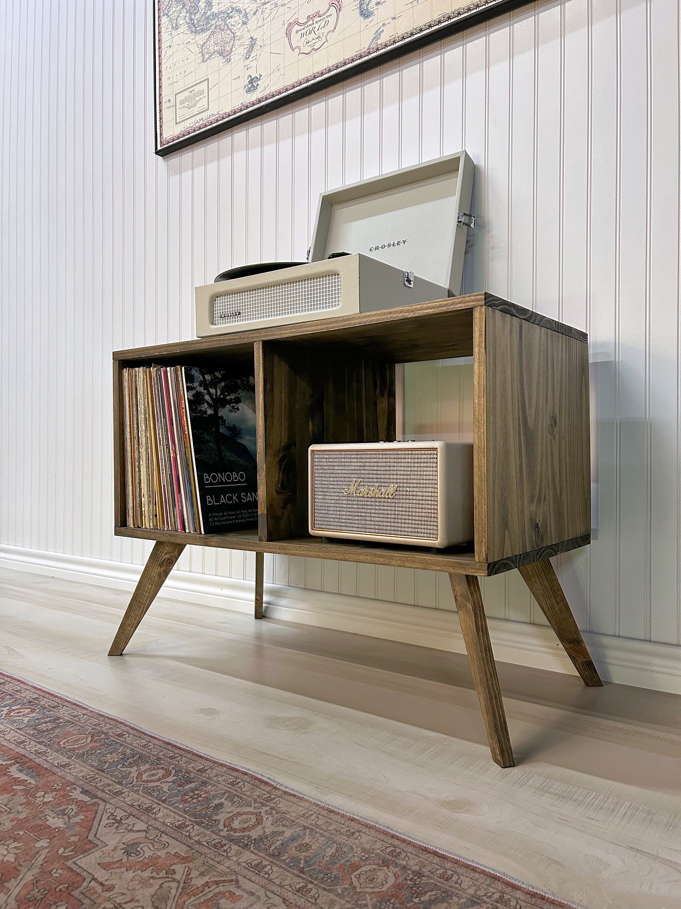 Table for Record Player Stand Cabinet MCM Mid Century Modern 