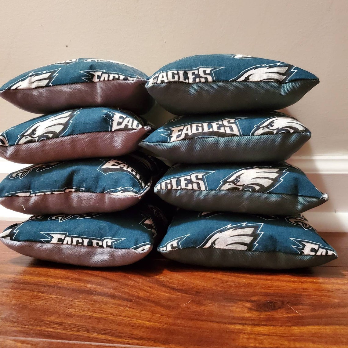 Philadelphia Eagles Cornhole Bags 8 bags Etsy