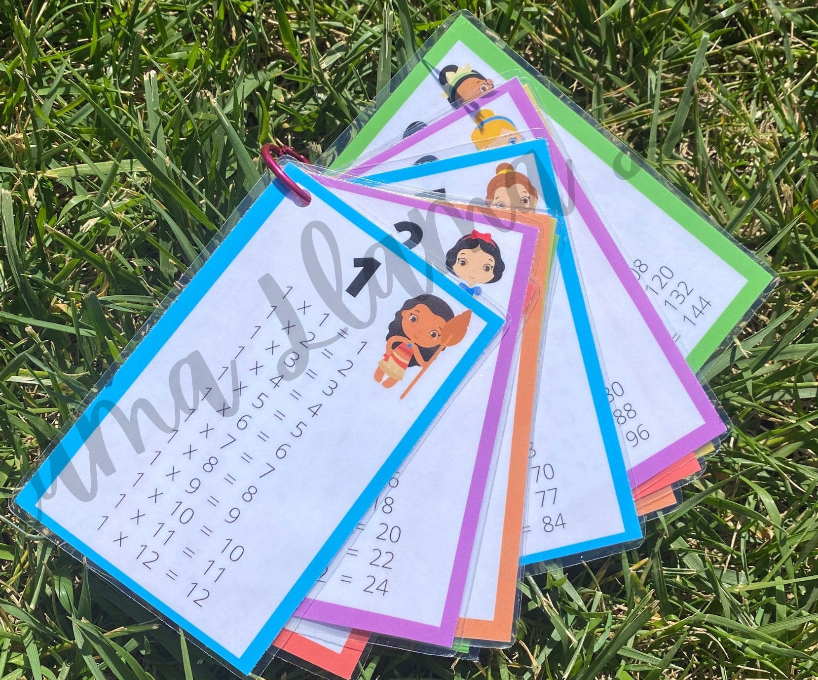 disney-princess-multiplication-cards-numbers-1-12-etsy-espa-a