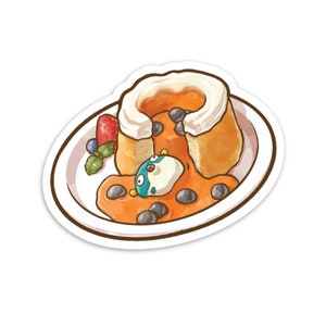 Sticker vinyle Bubble Tea Lava Cake fugucream