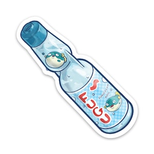 Fugu Ramune Vinyl Sticker