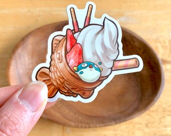 Fugucream Taiyaki Deluxe Vinilo Sticker
