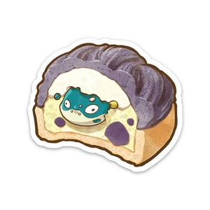 Fugucream Ube Tart Vinyl Sticker