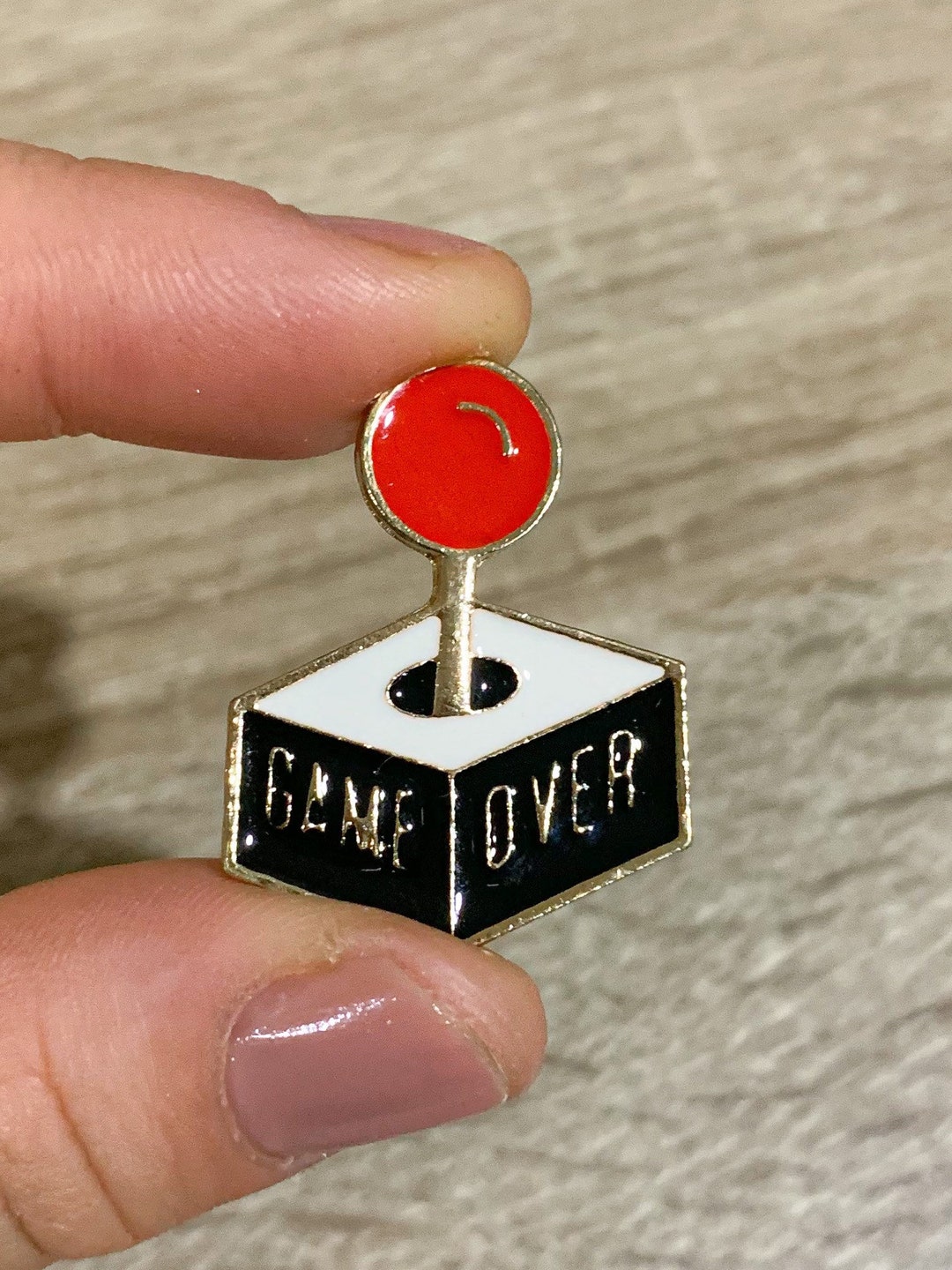 Playmaker Pin Joystick Retro Enamel Pin | Arcade Pin | Vintage Pin | Gamer Pin ...