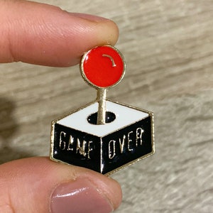 Joystick Retro Enamel Pin | Arcade Pin | Vintage Pin | Gamer Pin | Gaming gift | Gift for him