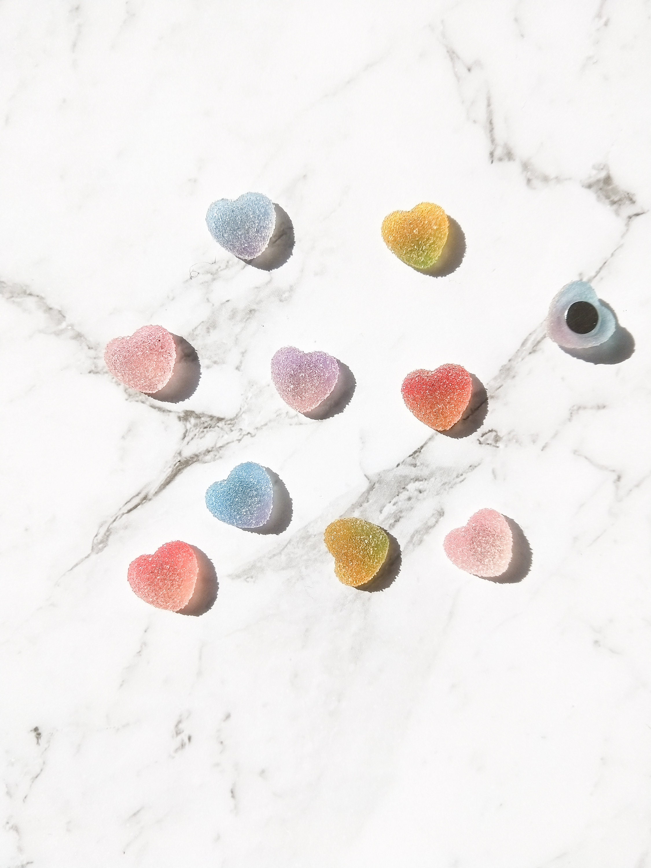 Novelty Magnets Retro Decor Food Magnet Heart Candy Fridge Magnets