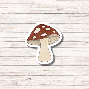 Mushroom sticker | aesthetic stickers | waterproof sticker | laptop stickers | autumn merch | autumn | cottage core | sticker pack