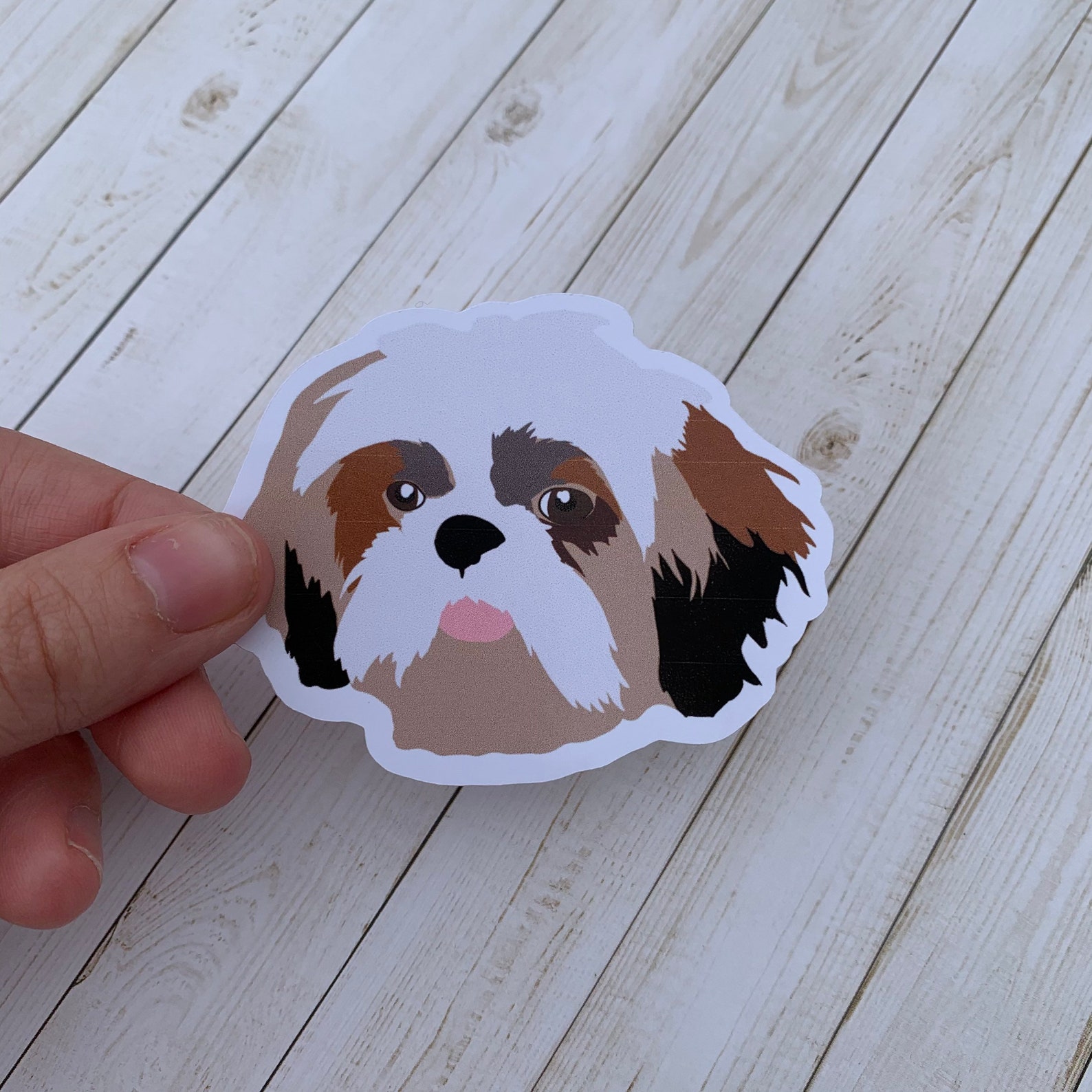 Dog sticker dog breed sticker dog custom dog laptop Etsy