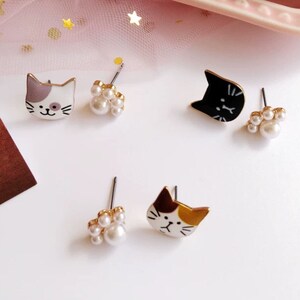 Kitten paw earrings clearance