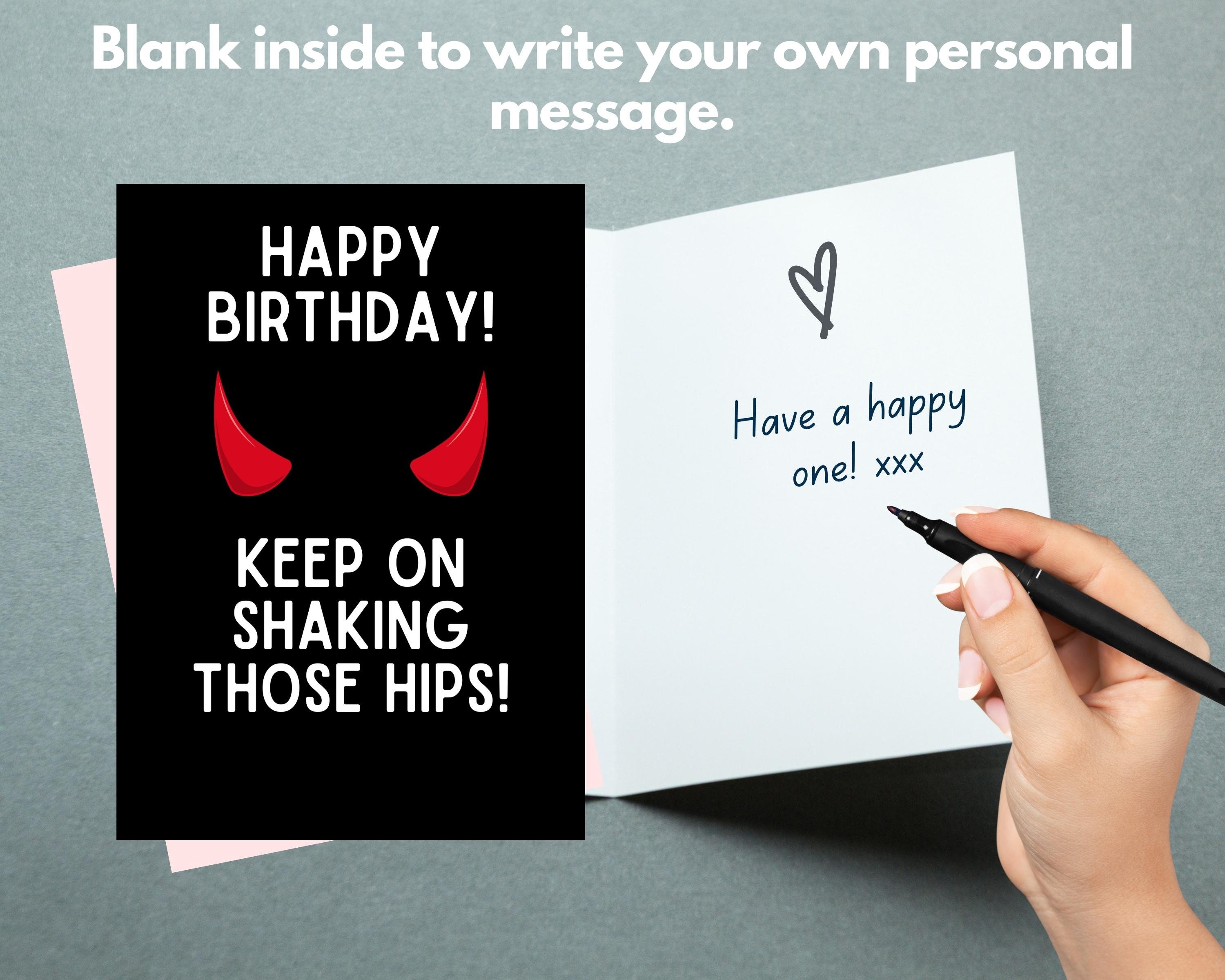 Devil Horns Birthday Card for Rock and Roll Dad ACDC Fan Heavy Metal ...