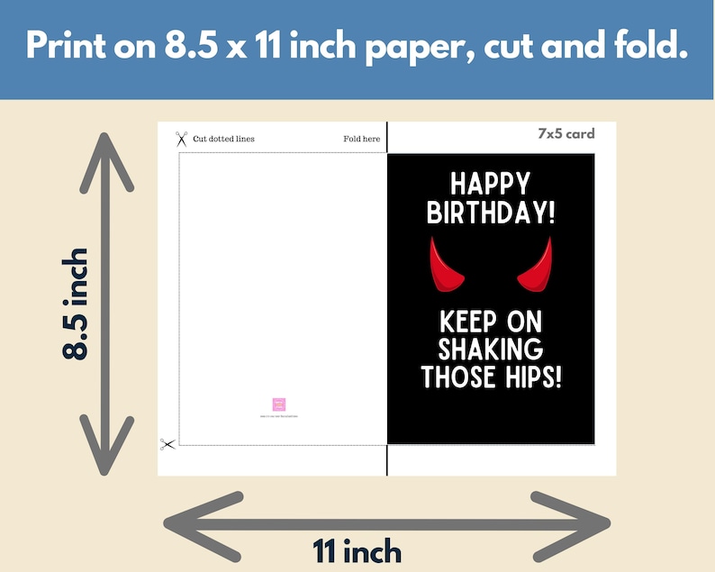 Devil Horns Birthday Card for Rock and Roll Dad ACDC Fan Heavy Metal ...