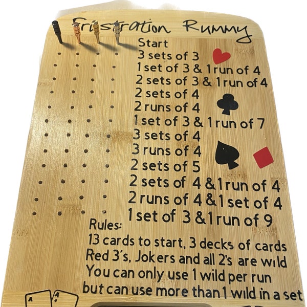 Frustration Rummy Board