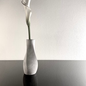 minimalist vase made of concrete