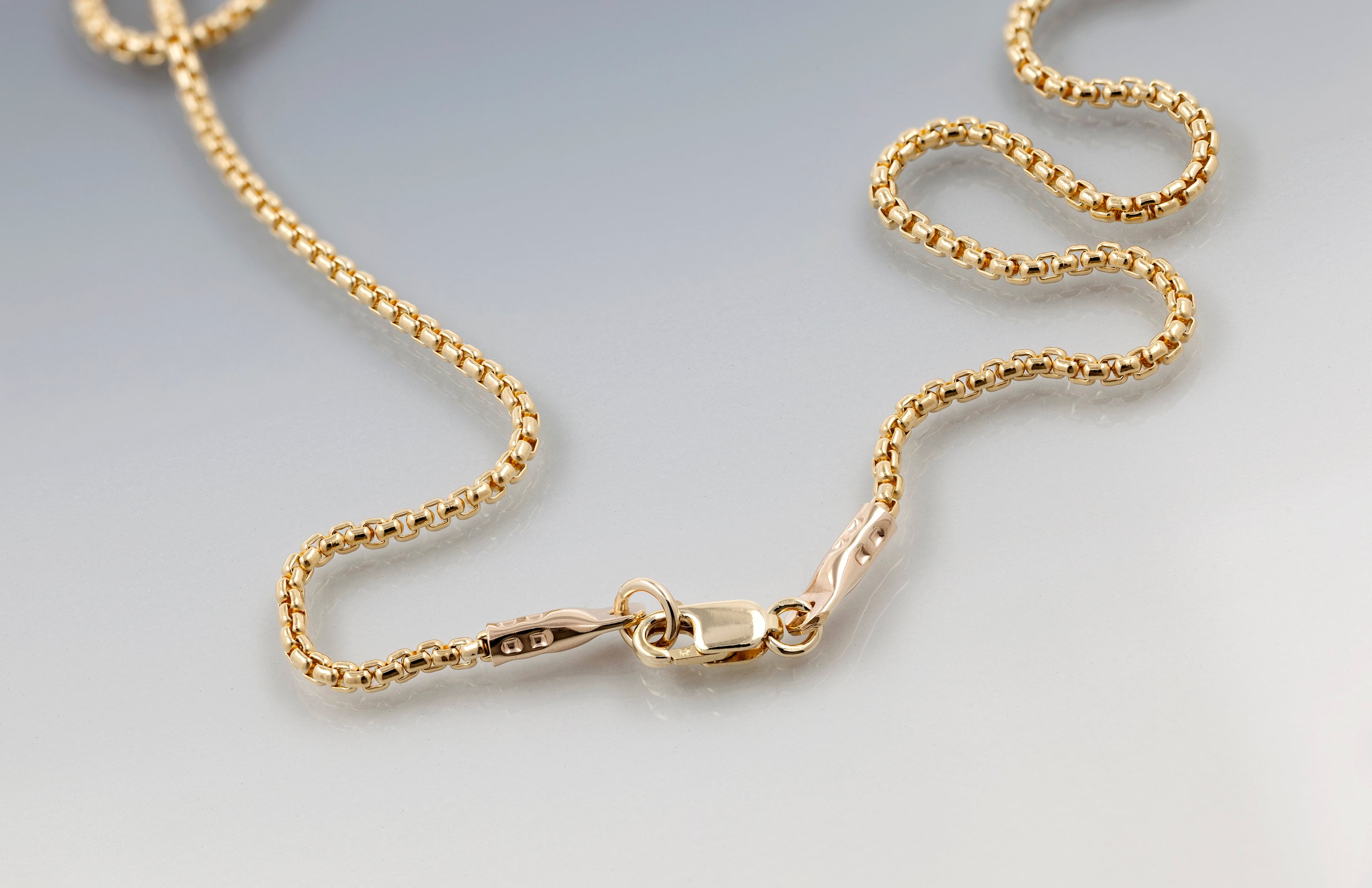 1.7mm Gold Filled Round Box Chain Any Length 16 Inch 18 Etsy Australia