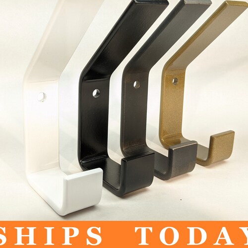 Industrial Coat Hook Farmhouse Rustic Coat Hooks Iron Metal Etsy