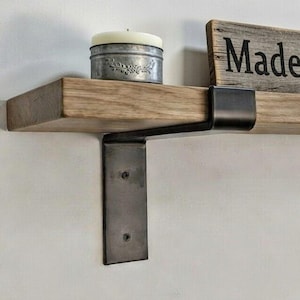 Heavy Duty Metal Shelf Bracket: Modern Farmhouse Z Bracket