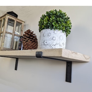 Heavy Duty Shelf Brackets: Metal Farmhouse, Rustic, Industrial Steel