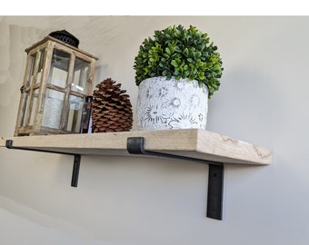 Heavy Duty Shelf Brackets: Metal Farmhouse, Rustic, Industrial Steel