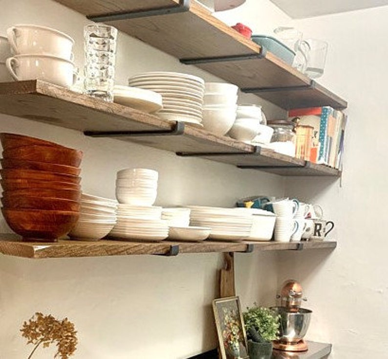 Heavy Duty Metal Shelf Bracket J Bracket Steel Floating Etsy