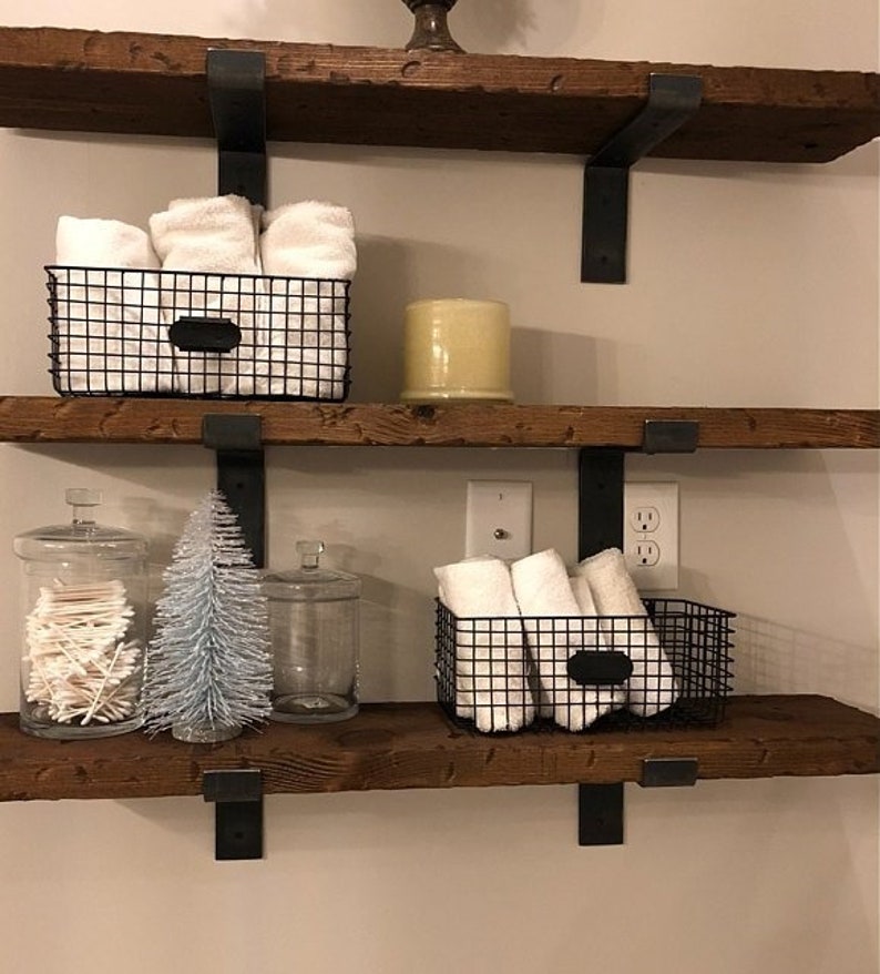 Heavy Duty Metal Shelf Bracket Z Bracket Floating Shelf Etsy