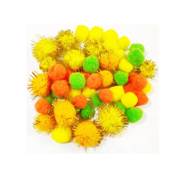 Craft Factory Pompons – 20 Stück, Grün, 25 Mm, Für Bastelprojekte