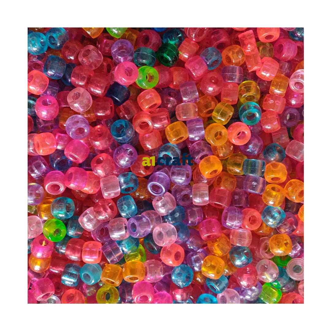 606 Perles à Tresser Cheveux - Lettres Et Couleurs Arc-en-ciel Pour DIY